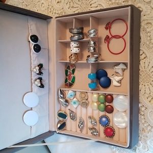 Lot of clip on earrings